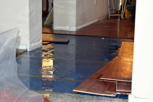 Professional Burst Pipe Cleanup technician working in Strabane, PA